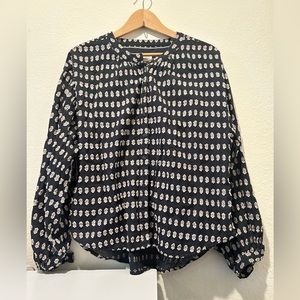 Anthropologie embroidered blouse